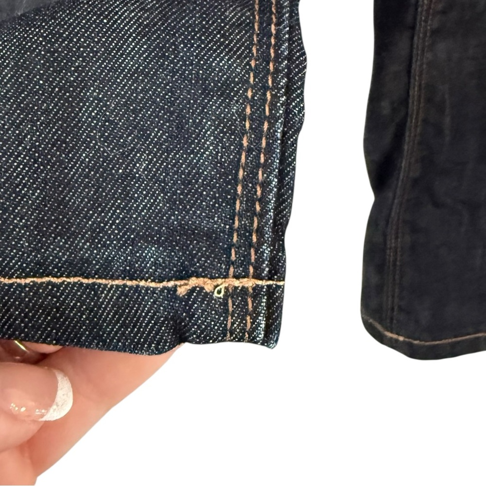 Ann Taylor LOFT 10 Curvy Straight Dark Wash Denim Jeans Classic Fit - Picture 3 of 5